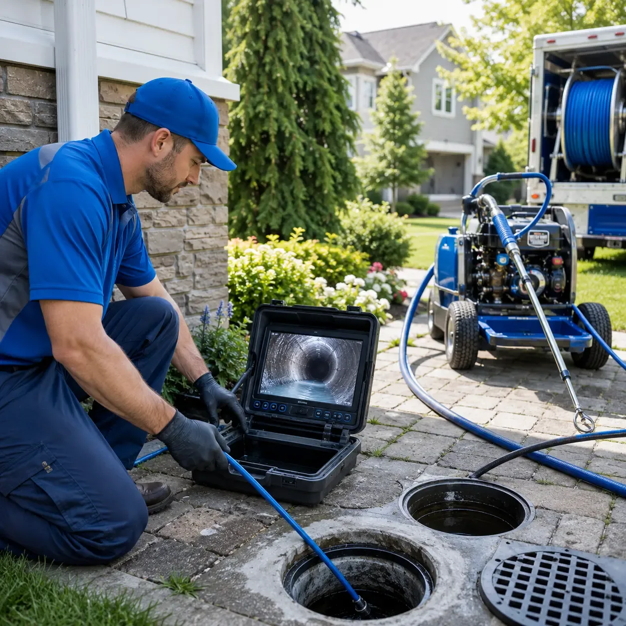 Outdoor drain cleaning professionals serving Wheatcroft, KY